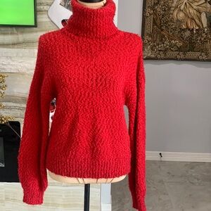 Yet Again New‎ With Tags Chunky TurtleNeck Red Sweater. Size S